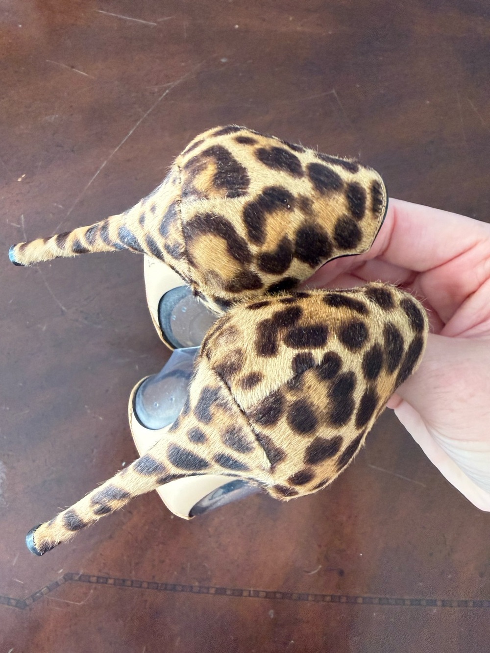✨SALE ✨Gianvito Rossi leopard detailed heeled shoes ✨SALE ✨ - Picture 8 of 14